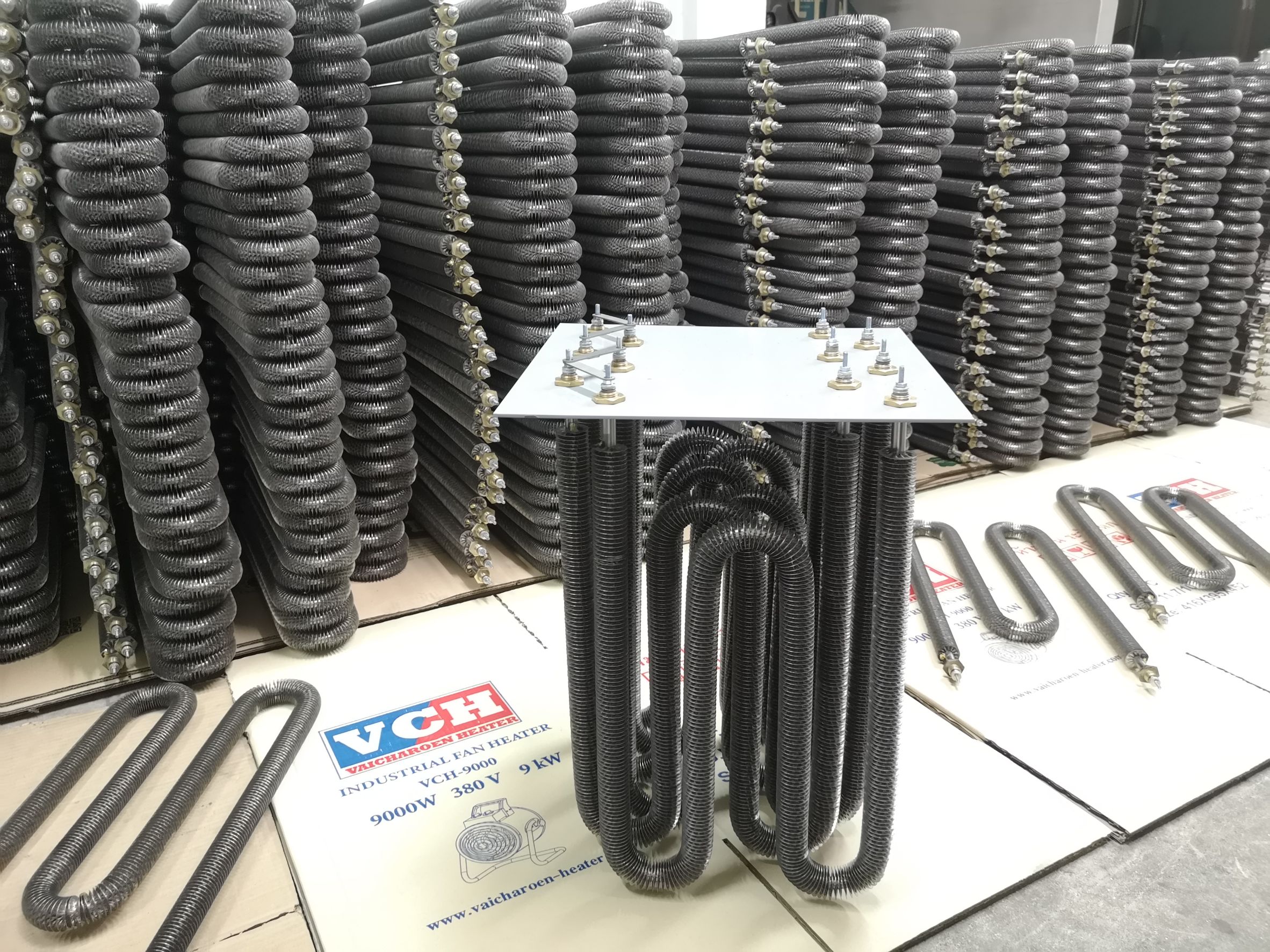 Set ฮีตเตอร์ครีบตัว M 18000W. 380V. Set ฮีตเตอร์ครีบตัว M 18000W. 380V.