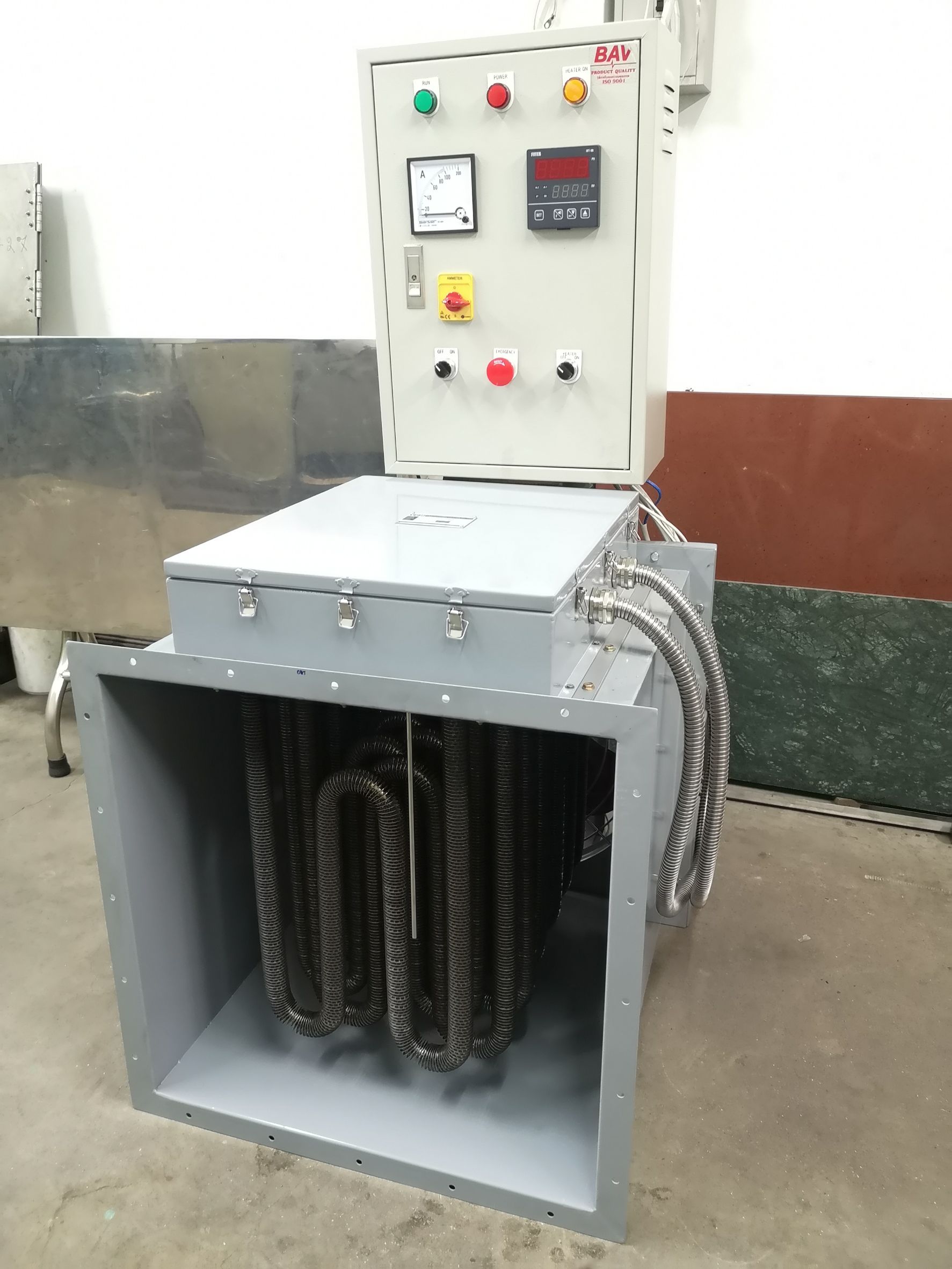 พัดลมฮีตเตอร์ลมร้อน รุ่น 20kW - 48kW พัดลมฮีตเตอร์ลมร้อน รุ่น 20kW - 48kW